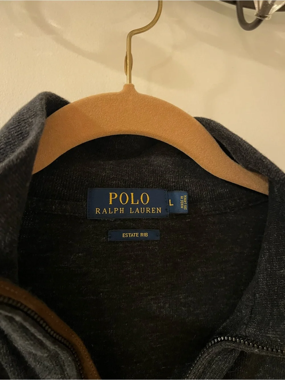 Polo Ralph Lauren Estate-Rib Quarter-Zip Pullover